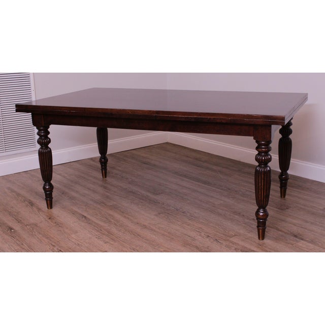 Guido Zichele for Bloomingdales Italian Walnut Refectory Dining Table