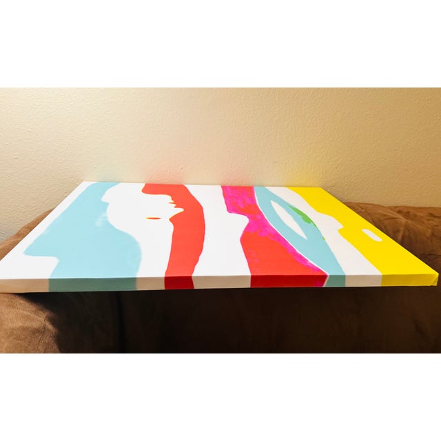 Late 20th Century Signed Print on Canvas "Dreaming of a Bright Tomorrow". For Sale - Image 9 of 12