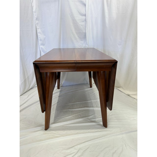 Mid-Century Modern Mid Century Modern Solid Walnut Dining Table For Sale - Image 3 of 10
