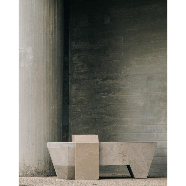 Matek Monolith Coffee Table in Recycled Composite by Project Materia For Sale - Image 7 of 9
