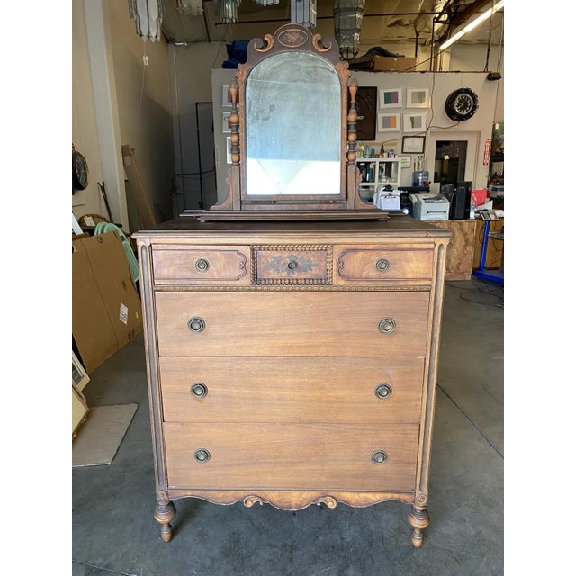 Vintage Berkey & Gay Furniture Walnut Highboy Dresser Chairish