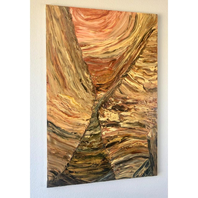 "Hells Canyon" Painting on Canvas For Sale - Image 10 of 10