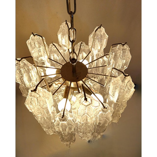 Murano Glass Chandelier from Venini, 1970s For Sale - Image 16 of 18