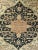 Textile 19th Century Persian Farahan Sarouk Area Rug, Handwoven Medallion Pattern, Ivory & Navy, 4’ X 5’ For Sale - Image 7 of 12