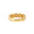 Metal Ladies 18k Yellow Gold 3.05ctw Bezel Set Half Eternity Diamond Band Ring, Size 6.5 For Sale - Image 7 of 9
