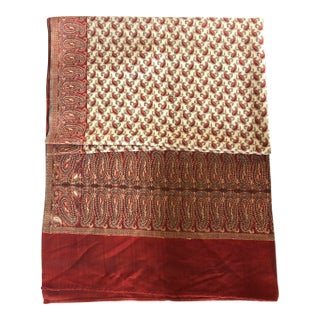 Vintage Paisley Throw From Persia For Sale