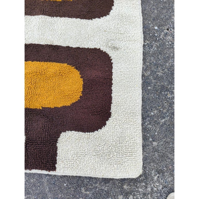 Contemporary Pop Art Wool Rug, 1970s For Sale - Image 3 of 12