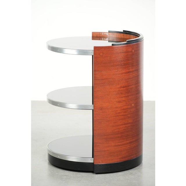 Side Table with Black Glass Tops from Schuitema For Sale - Image 5 of 10