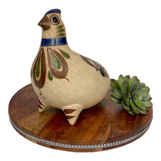 Vintage Mexican Quail Pottery For Sale