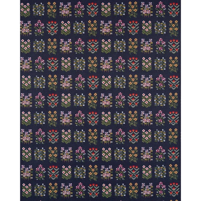 Based on original artwork that was hand-drawn in our studio, Annika Floral Tapestry in multi-on-navy derives its charm and...