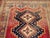 Navy Blue Vintage Persian Afshar Tribal Rug, Hand-Knotted Wool, Geometric Pattern, Navy & Red, 6x7 For Sale - Image 8 of 14