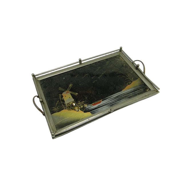 Japanese Lacquerware Tray, 1920s For Sale - Image 6 of 6