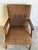 Brown Brown Upholstered Lounge Armchair With Wooden Frame Mid-Century Modern 1960s For Sale - Image 8 of 12
