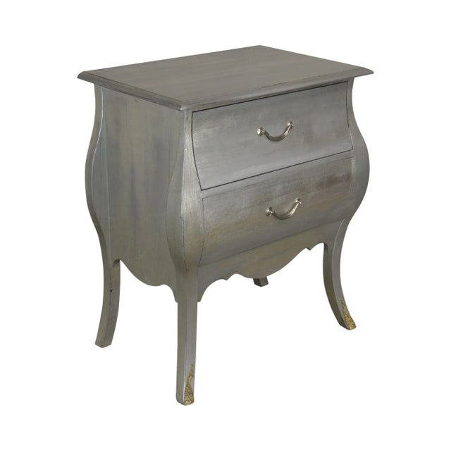 Louis XV Style Silver Bombe Chest For Sale - Image 13 of 13