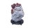 Large Chinese Shoushan Stone Peach & Crane Carving on Wood Stand, 12"h For Sale - Image 4 of 7