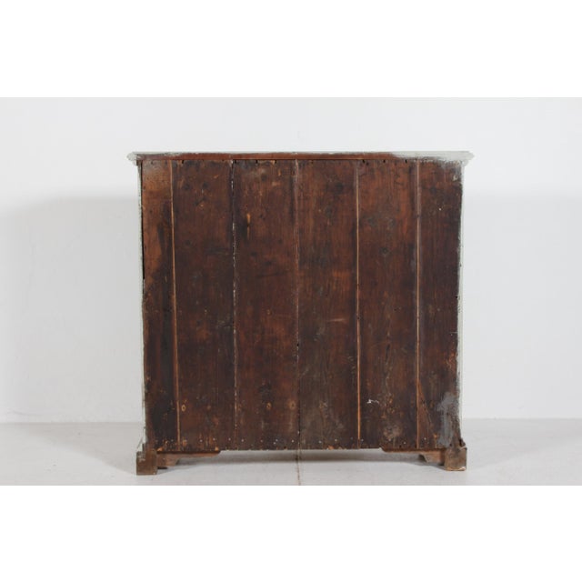 Antique Danish Baroque Storage Cabinet with Light Grey Paint, 1900s For Sale - Image 12 of 13