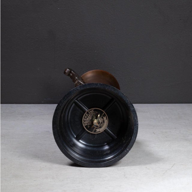 Art Deco Art Deco Brass and Copper Cup Trophy With Bakelite Base c.1930 For Sale - Image 3 of 8