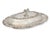 Oversized Silverplate Serving Dish W/ Heart Lid For Sale - Image 4 of 7