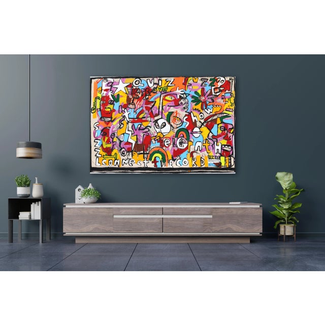 Red Jonas Fisch"The Ganzfeld Experiment" Original Artwork By For Sale - Image 8 of 11