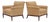 Pair of A. Rudin "No. 600.1" Hardwood Boucle Lounge Armchairs For Sale