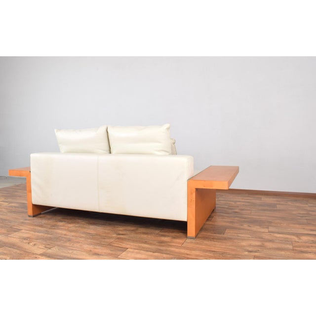 Italian Leather Sofa from Giorgetti, 1980s For Sale - Image 6 of 16