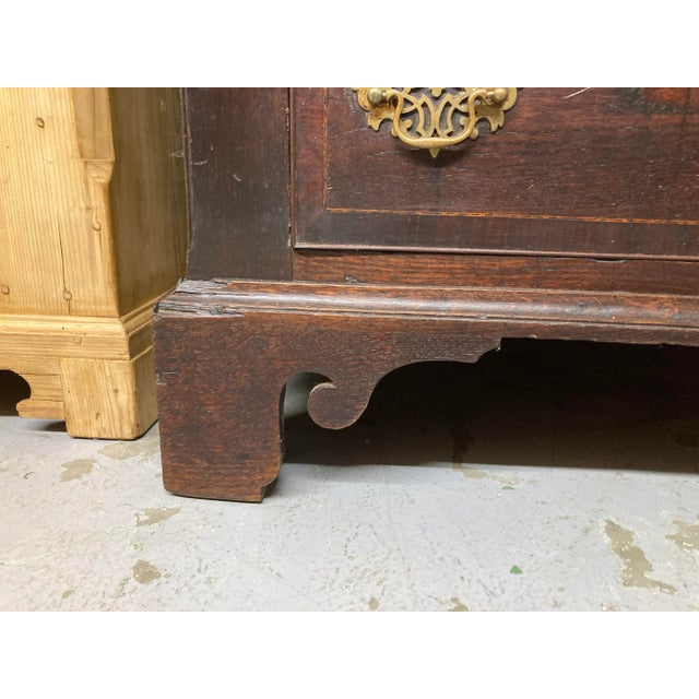 A very good Georgian era English oak mule chest, rich in detail and full of presence. The oak has a fine, time-softened...