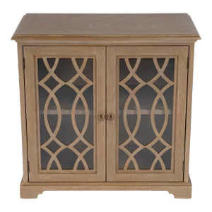 Lee 2 Door Cabinet, Light Brown