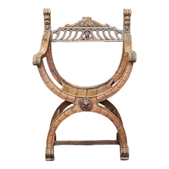 Antique Dagobert Armchair in Walnut For Sale
