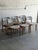 White In Style of Erik Buch Model 46 Teak Dining Chairs Set of 6 Fabric Wooden Seating Denmark Mid-Century Modern 1960s For Sale - Image 8 of 10