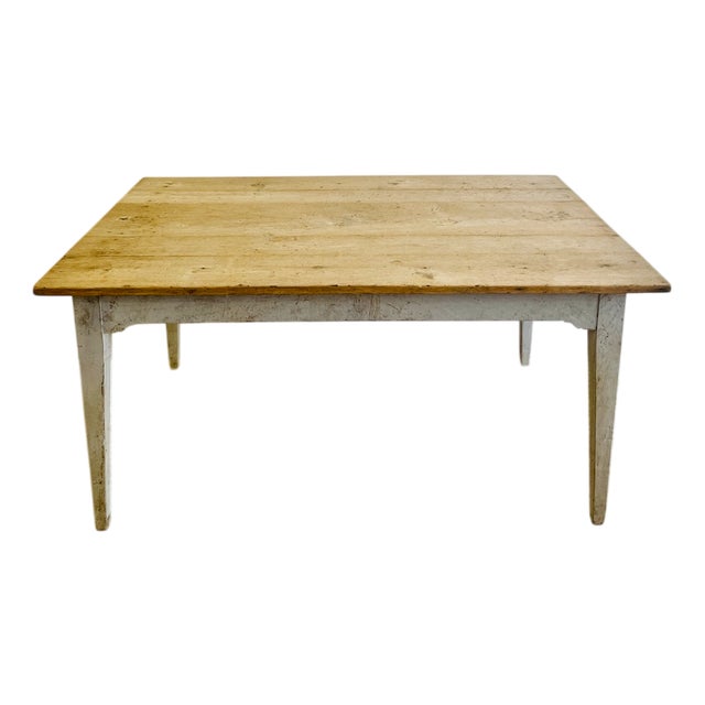 French Dining Table in Oak For Sale