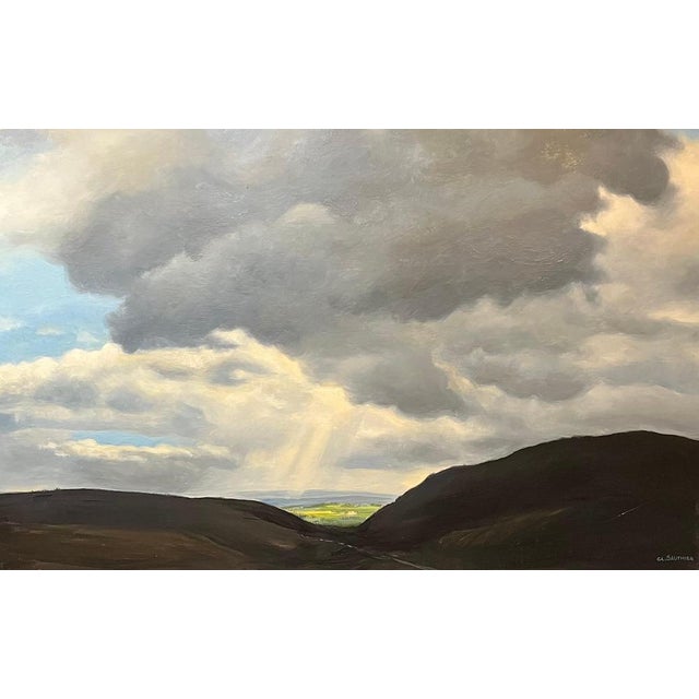 Claude Sauthier, Mountains of Fovez, 1970s, Oil on Wood For Sale - Image 12 of 12