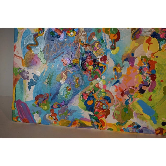 2009 Kristina Zallinger "Waterfallen" Abstract Painting For Sale - Image 9 of 11