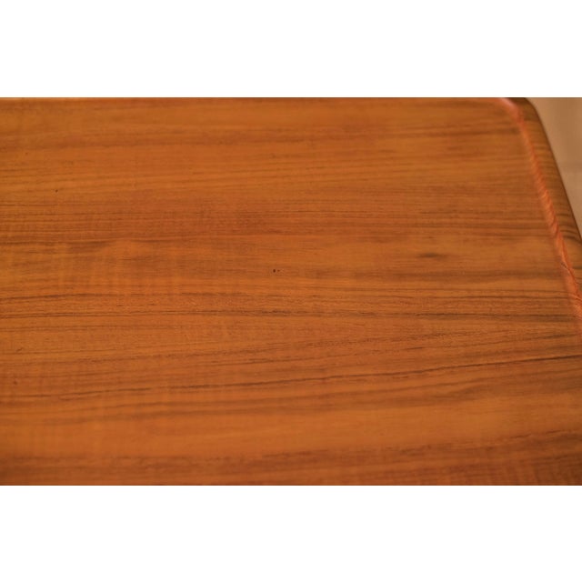 Vintage Danish At-11 Solid Teak Coffee Table by Hans J. Wegner For Sale - Image 9 of 10