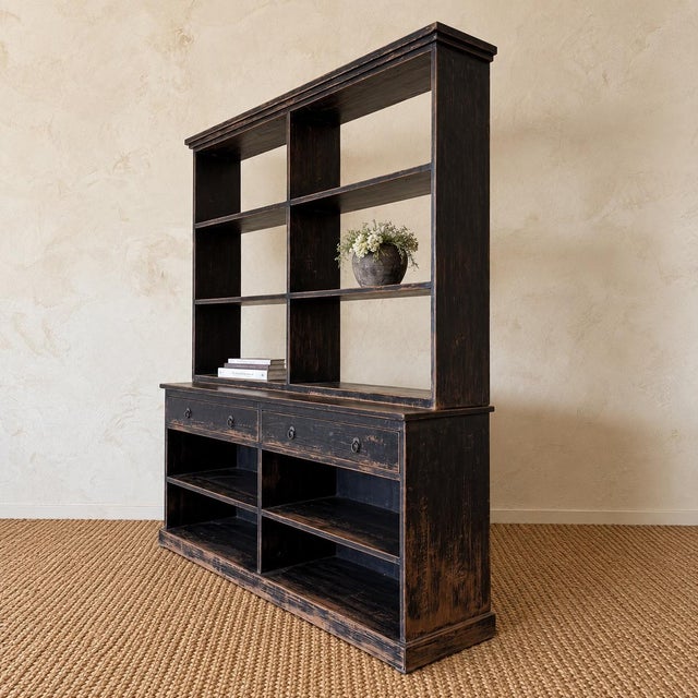 Baroque Norfolk Bookcase Hutch For Sale - Image 3 of 11