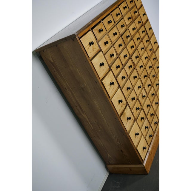 Vintage Dutch Pine Apothecary Cabinet, 1950s For Sale - Image 4 of 10