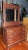 C. 1890 American oak three drawer bureau having tilting upper beveled glass mirror and original hardware.
