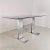 Vintage Rectangular Glass Table, 1970s, in Very Good conditions. Designed 1970 to 1979