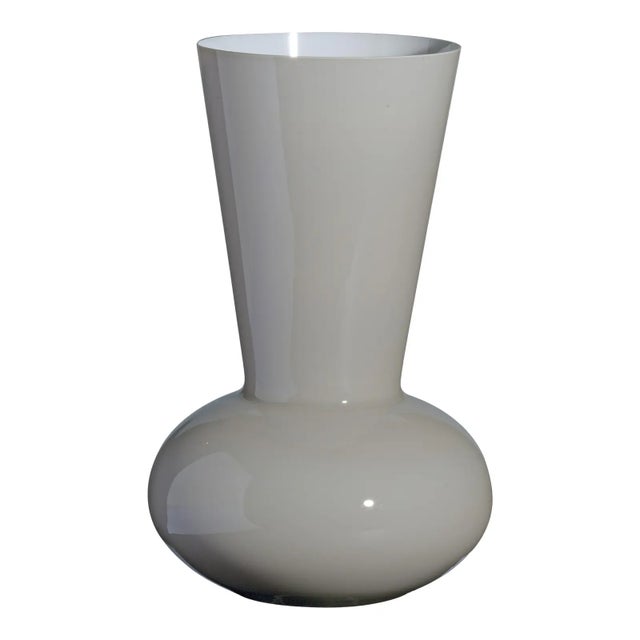 By putting three layers of glass on one another in three distinct moments colored opaque glass, clear crystal and colored...