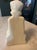 1920s Cowan Art Pottery Bookend Sunbonnet Girl (1) Buttery Smooth Ivory Glaze 1929 For Sale - Image 5 of 7
