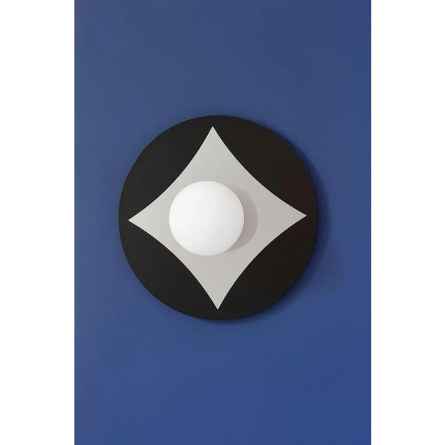 Nickel venice wall lamp 02 by magic circus editions dimensions: ø 14 x w 40 x d 17 materials: nickel, mouth blown glass...