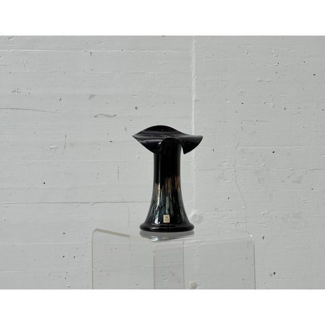 Iridescent Eisch Studio Glass Vase, 1970s For Sale - Image 16 of 16