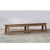 Wood Vintage Indian Teakwood Bench For Sale - Image 7 of 7