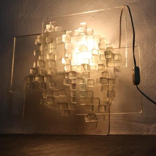 Gold Mod. Pavo Wall Lamp by Albano Poli for Poliarte, 1970 For Sale - Image 8 of 10