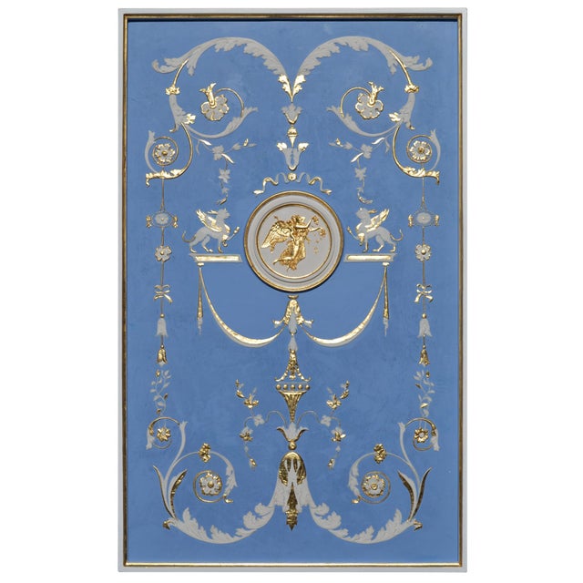 Blue Decorative Wall Panel from Cupioli Living For Sale - Image 8 of 8