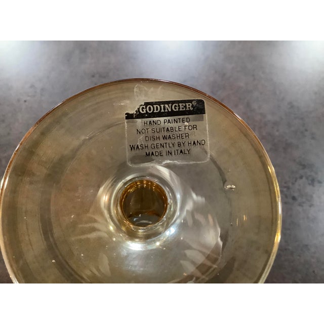 Mid 20th Century I. Godinger Italian Martini Glasses a Pair Chairish