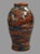 Brown 1920s Arts & Crafts Peters & Reed Marbleized Multicolor 17" Art Pottery Floor Vase For Sale - Image 8 of 12