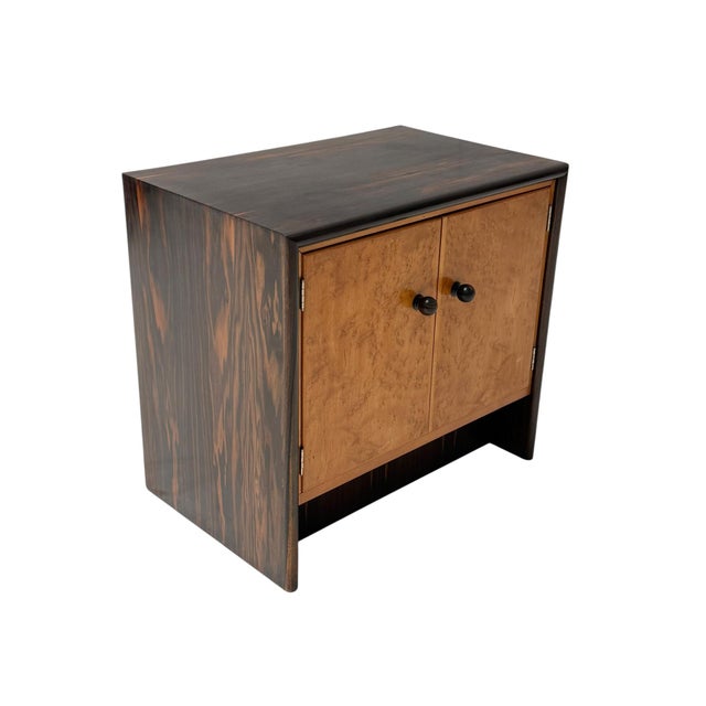 Art Deco Cabinet in Macassar and Birch by Gebroeders Reens Amsterdam, 1930s For Sale - Image 3 of 15
