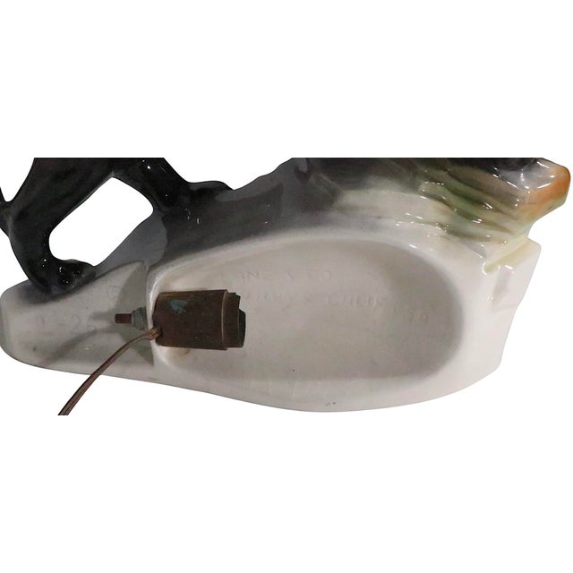 1950s Mid Century Modern Panther Tv Lamp by Lane & Co. For Sale - Image 10 of 12