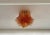 Amber Murano Ceiling Lamp, 32 Amber Felci Glasses For Sale - Image 8 of 10