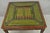Brown Maitland Smith Marquetry Inlay Leather Mahogany Game Table & 4 Shield Back Chair For Sale - Image 8 of 18